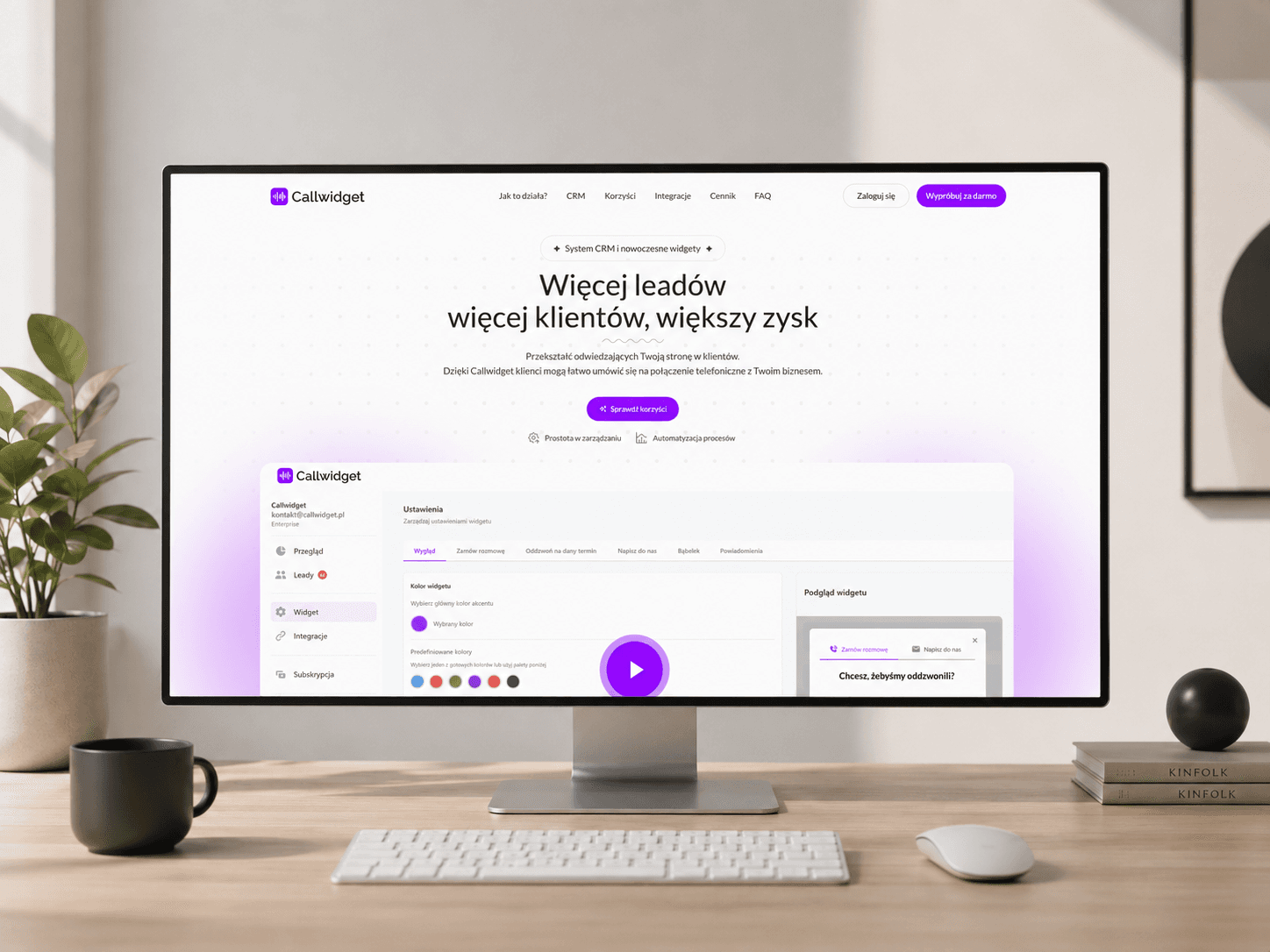 Callwidget project preview
